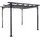 Pergola 3,5 x 3,5 m Grau