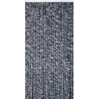 Türvorhang Flauschi Silber-Grau 100 cm x 200 cm