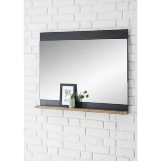 INOSIGN Wandspiegel »Brügge, moderner Spiegel, Garderobenspiegel« universell einsetzbar, mit Ablagefläche, eckig, 92 cm breit, grau