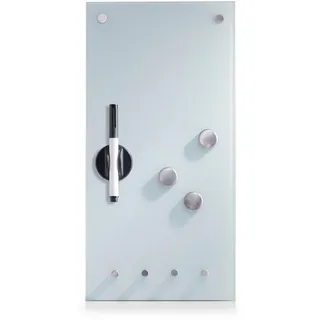 Zeller Glas-Magnettafel 20,0 x 40,0 cm weiß