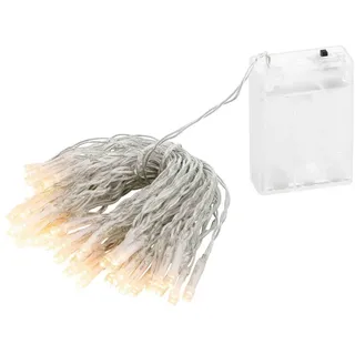 Lex 50er LED Lichterkette Batteriekette Weihnachten Beleuchtung warmweiß