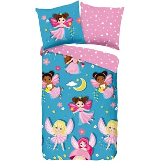 Jugendbettwäsche , Multicolor , Textil , Prinzessin , 135x200 cm , atmungsaktiv , Heimtextilien, Bettwäsche & Leintücher, Kinderbettwäsche