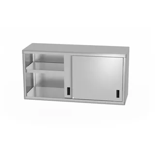 HENDI Wandschrank, Profi Line mit Schiebetüren, 1200x400x600mm