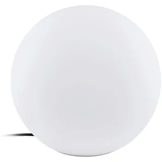Eglo AUßENKUGELLEUCHTE , Weiß , Kunststoff , rund , F , 39 cm , Farbwechsler, Farben fixierbar, LED-Leuchtmittel austauschbar, Timerfunktion, Farbtemperaturwechsler, gleichmäßige Lichtverteilung , Lampen & Leuchten, Leuchtenserien