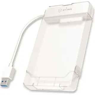 Icy Box IB-AC703-U3 (2.5"), Festplattengehäuse, Weiss