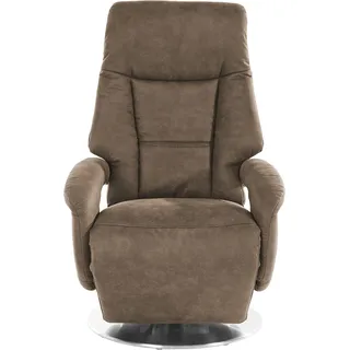 sit&more TV-Sessel Enjoy Kunstleder 74 x 111 x 77 cm Braun mit Motor und Aufstehhilfe