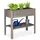 Hochbeet 80 x 88 x 43,5 cm Grau