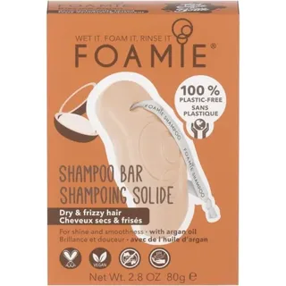 FOAMIE Argan Oil Shampoo Bar for Dry & Frizzy Hair - Plastic-Free, pH-Balanced, Soap-Free - the UK