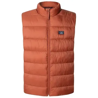 Pepe Jeans Puffer Weste - Brick Red - L