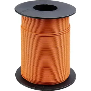 Donau Elektronik Donau, Kabelleitung, KUPFERSCHALT-LITZE 0.25 / 25m orange 25 m)