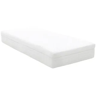 Livetastic Boxspringmatratze , Weiß , Textil , H3 , Höhe ca. 26 cm , Füllung: Vlies , 120x200 cm , Oeko-Tex® Standard 100 , Bezug abnehmbar/waschbar, Ober- und Unterseite versteppt, wendbar, Wendematratze, Bezug rundum abnehmbar , Schlafzimmer, Matratzen