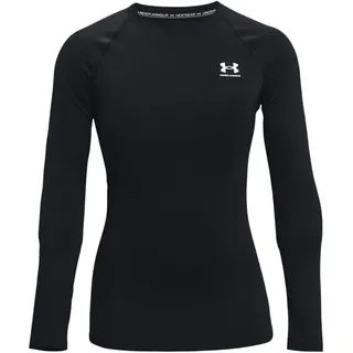 Under Armour Heatgear Authentics Comp Langarm-t-shirt - Black / White - XL