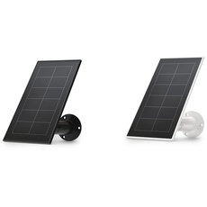 Arlo Zertifiziertes Zubehör, VMA5600B Solarpanel-Ladegerät, wetterfest, 2,4 m langes magnetisches Stromkabel, verstellbare Halterung & zertifiziertes Zubehör, Solarpanel VMA5600,1er Pack