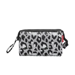 Reisenthel travelcosmetic Leo Nero - Starke robuste und praktische Reisekosmetiktasche, Handschlaufe, wasserabweisendes Material