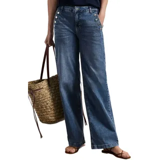 STREET ONE Wide Leg Jeans medium Blue wash, 30,