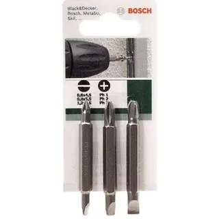 Bosch 2609255959 DIY Doppelklingenset 3-teilig 60 mm, Standard LS 0.6 x 4.5-Ph 1 (× 1), LS 0.8x5.5-Ph 2 (× 1), LS 1.2x6.5-Ph 3 (× 1)