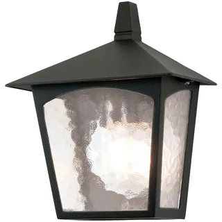 Wandlampe Schwarz Aluminium Glas Rustikal stilvoll FIENNES Außen Leuchte Haus