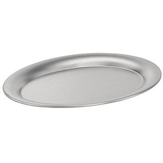 APS Tablett KAFFEEHAUS silber oval 20,0 x 14,5 cm