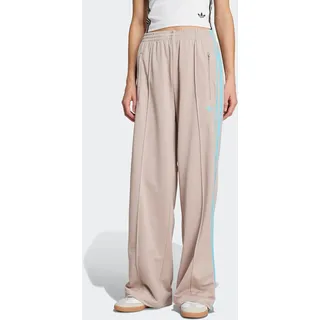 Sporthose ADIDAS ORIGINALS "FIREBIRD TP", Damen, Gr. M, N-Gr, beige (wonder taupe, blau glow), Obermaterial: 100% Polyester, Hosen Sporthose