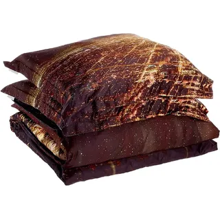 Heckett Lane Satin Duvet Cover Mason 240 Bright Black