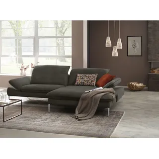 W.Schillig Eckcouch Chenille 2-Sitzer Grün