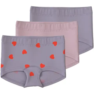 NAME IT Mädchen Nmftights 3P Lavender Hearts Noos