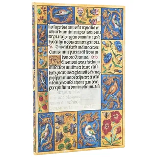 Paperblanks 2026 Spinola Hours (Ancient Illumination) Maxi 12-month Horizontal Hardcover Flexi Dayplanner 2026 (Elastic Band Closure)