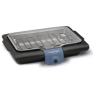 Moulinex Grill Elektrische Accessimo Tischgrill grid Removable 2100 W BG134812 Powersales - Schwarz, Blau, Silber