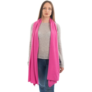 Dalle Piane Cashmere - Stola aus Kaschmir-Gemisch - Made in Italy - Damen, Farbe: Fuxia, Einheitsgröße