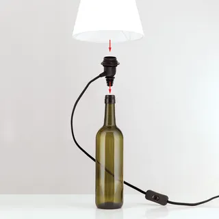 ORION LIGHTSTYLE Lampenfassung E27 Flasche für DIY Leuchte Lampenfassung