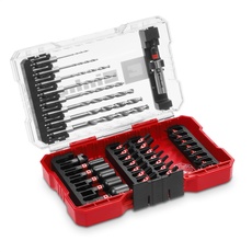 Bild Original Einhell M-CASE 39-tlg. schlagfestes Zubehör-Set (25-mm-Bits, Metallbohrer, 60-mm-Bithalter, Steckschlüssel, Senker inkl. Aufbewahrungsbox)