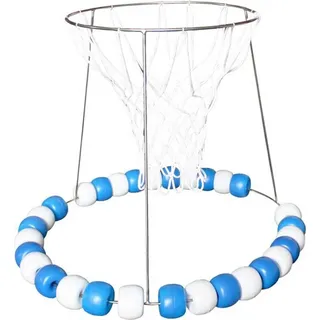 Softee Schwimmender Korb Edelstahl Weiß/Blau 52 x 40 cm