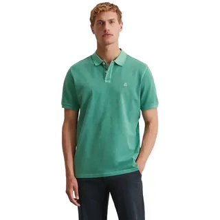 Marc O'Polo Poloshirt MARC O'POLO, Herren, Gr. L, grün (eucalyptus), Piqué, Obermaterial: 100% Baumwolle, Shirts Poloshirt, aus Pique