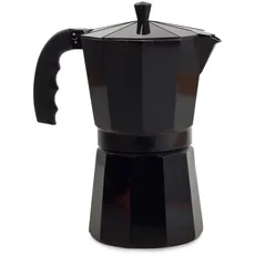Moka Espressokocher 12 Tassen schwarz