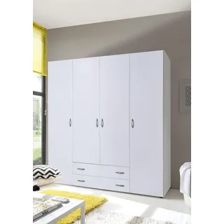 Drehtürenschrank BASE 4 - Weiß