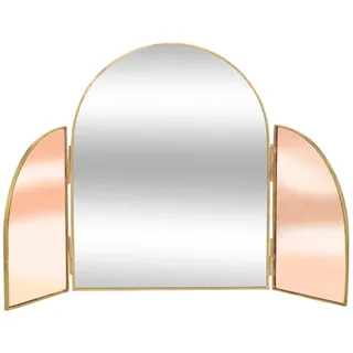 Atmosphera Spiegel Messing - pink - H.40 -5 cm