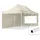 Faltpavillon 3 x 6 m inkl. 2 Seitenteile Creme