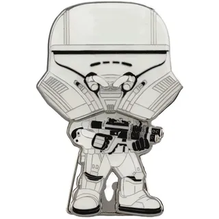 Funko Pop! Large Enamel Pin STAR WARS: First Order Jet Trooper White Emaille-Nadeln - Niedliche Brosche Zum Sammeln - Für Rucksäcke & Taschen - Geschenkidee - Offizielle Handelswaren
