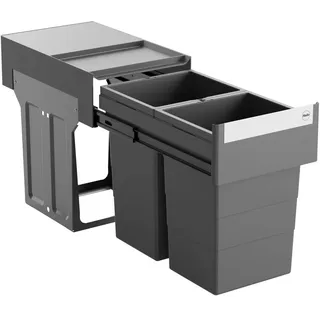 HAILO 2x 13 l Dunkelgrau