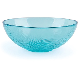 Excelsa 49118 Salatschüssel, Glas, himmelblau