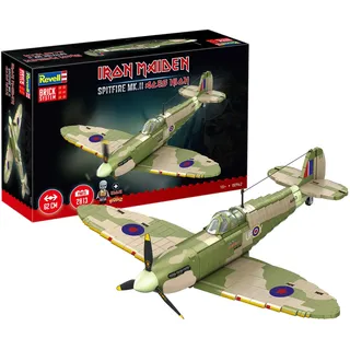 REVELL Iron Maiden Spitfire MK.II Aces High Klemmbaustein Set 1:18