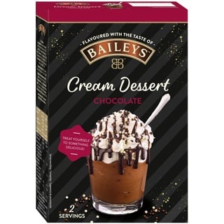 Baileys Cream Dessert Chocolate, alkoholfrei, mit Crispies und Schoko-Glasur, mit dem unverwechselbaren Geschmack von Original Irish Cream Likör, 1x130g