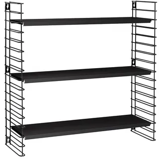 Metaltex Tomado Wandregal 70 x 21 x 68 cm Schwarz