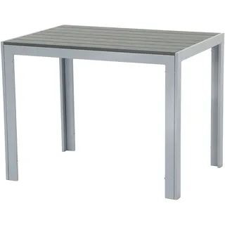 Gardissimo Soul Gartentisch 120 x 70 x 75 cm Silber