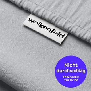 Wolkenfeld Bettwäsche »Renforcé Bettwäsche Baumwolle - Natürlich weiches Schlafgefühl« 2 Stk. tlg. 135x200 cm, 155x220 & Übergrößen I inkl. Kissenbezüge 80x80 I uni