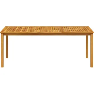 vidaXL Gartentisch 200x100x74 cm Massivholz Akazie - Braun