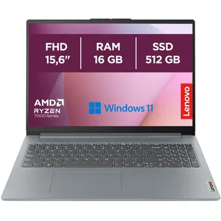 IdeaPad Slim 3 15,6'' AMD Ryzen 5 7520U 16 GB RAM 512 GB SSD Arctic Grey