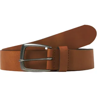 JACK & JONES Herrengürtel Leder 90 cm braun