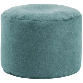 Mokebo Pouf Der Ruhepouf , Blau , Textil , 50x30x50 cm , Oeko-Tex® , Wohnzimmer, Sessel, Hocker & Hockerbänke, Poufs