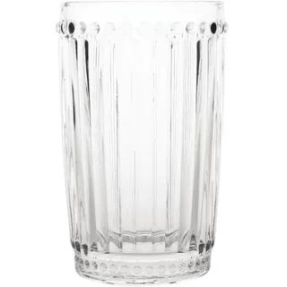Olympia Barock Tumbler-Glas, 395 ml, geriffelte Optik, spülmaschinenfest, 6 Stück